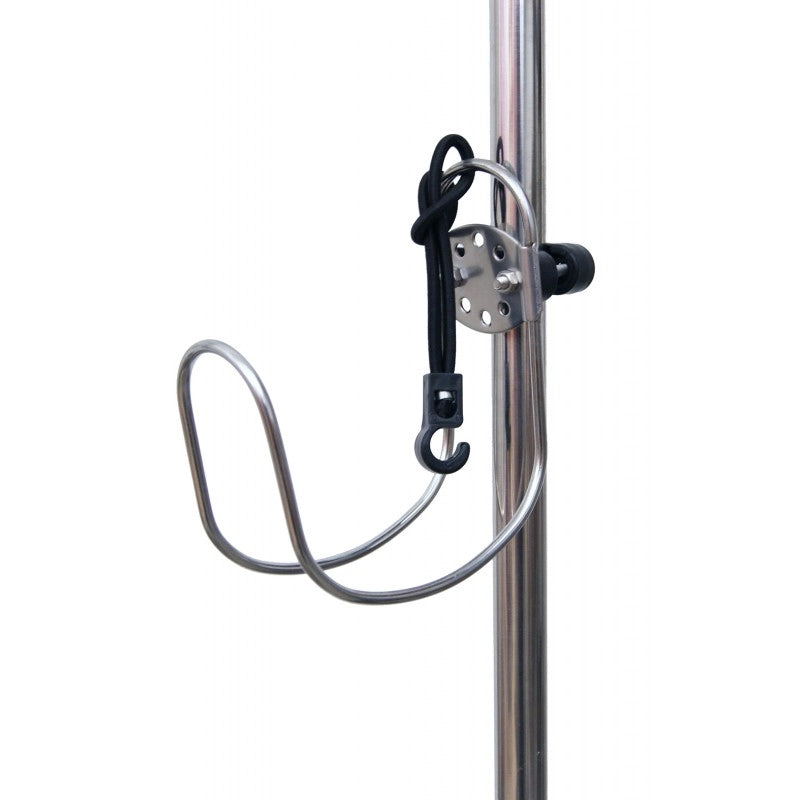 SUPPORTO INOX PER ANULARE a parete oppure su tubo Ø mm. 22/25