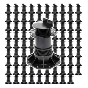 Set 90 supporti per pavimenti galleggianti Altezza regolabile 140-210mm Max 2700 kg Piedini per decking
