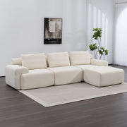 Divano Angolare Modulare ¨C MINIMAL ¨C Tessuto Cordura, Estraibile, Memory Foam