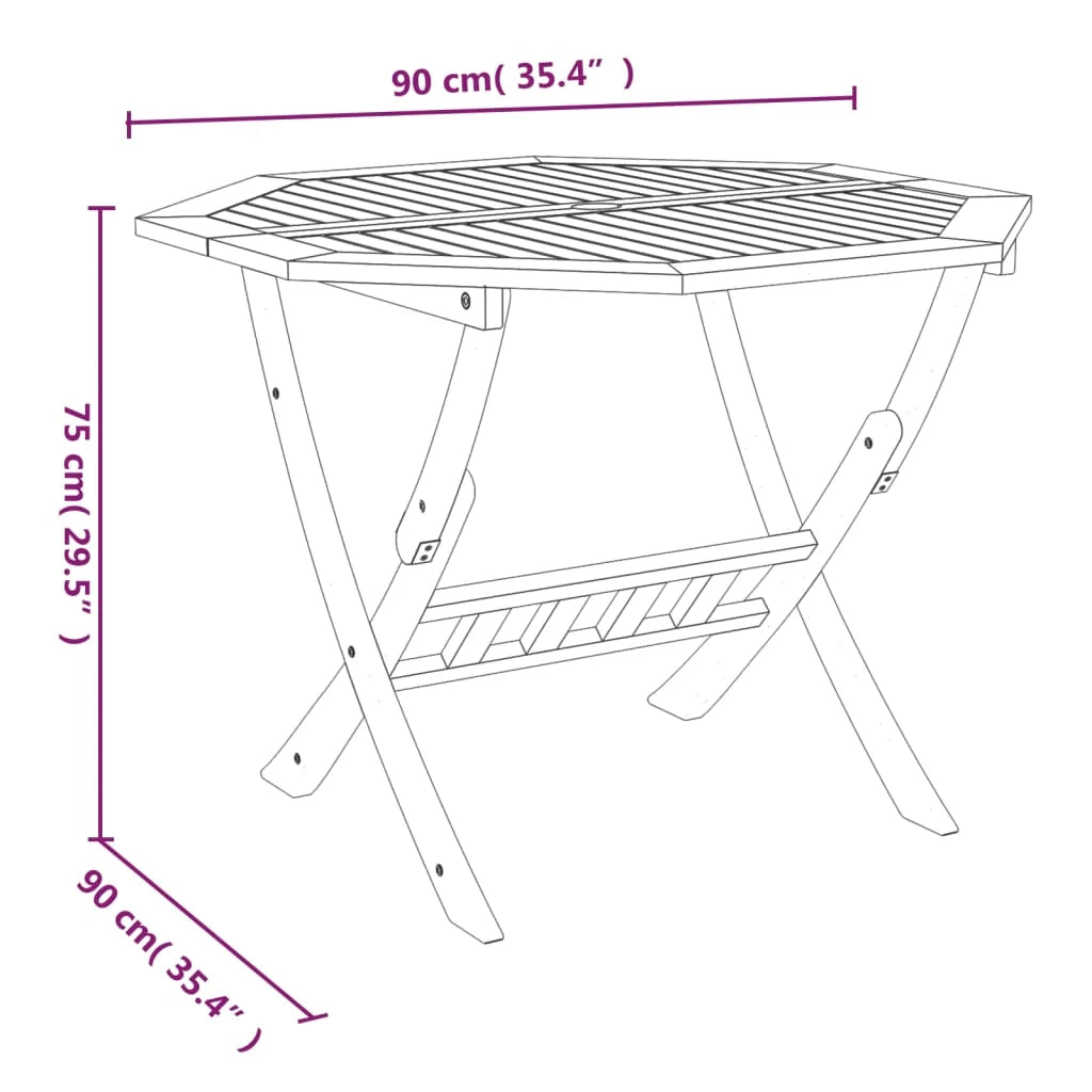 Set da pranzo da giardino mobili da esterno 5 pezzi in legno massello di acacia 02_0013757