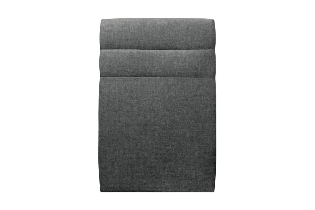 Letto 90x190 cm con testiera in linea - Tessuto Tela opaca