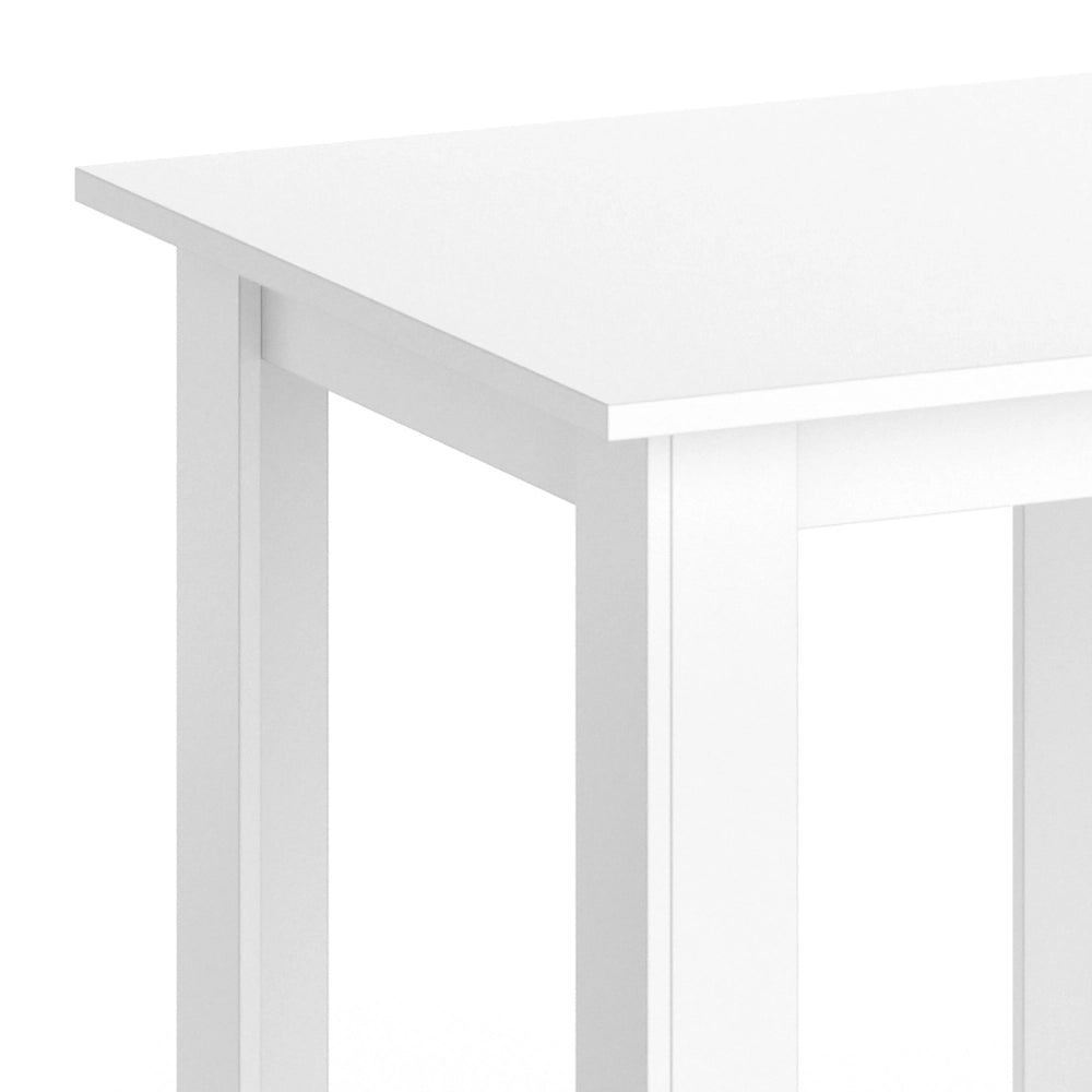 Vicco Tavolo da pranzo Bianco 80 x 80 cm