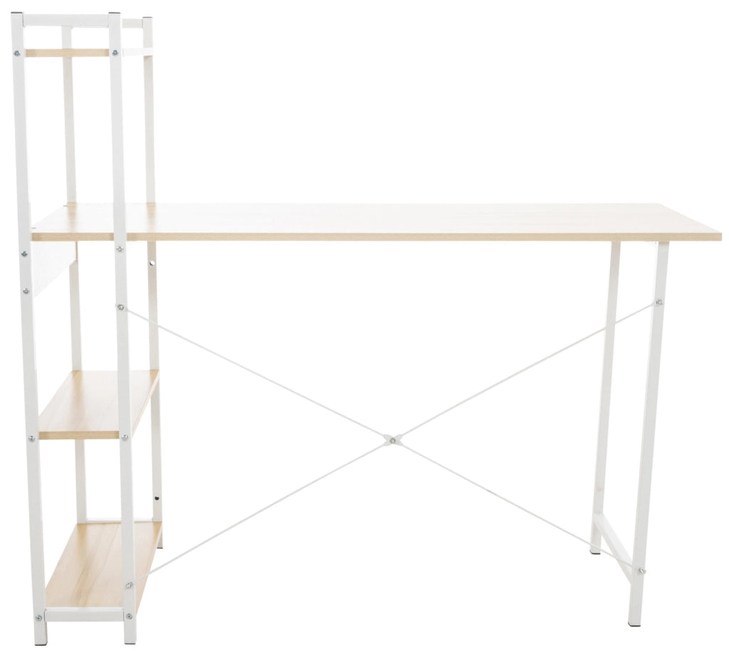 Scrittoio Poe design industriale Acero