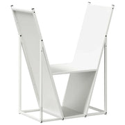 Rastrelliera per Legna da Ardere Bianca 69,5x35x81 cm CFW3054235