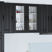 Mobile da cucina-Armadio da cucina Nero 40 x 31 x 80 cm Legno multistrato 406206