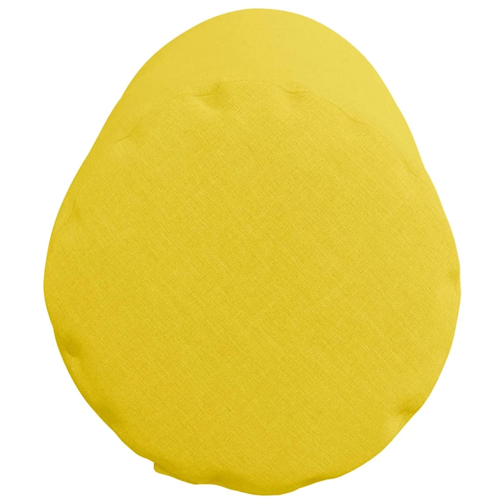Cuscini a rullo 2 pcs Giallo Chiaro Ø 25 x 70 cm Tessuto