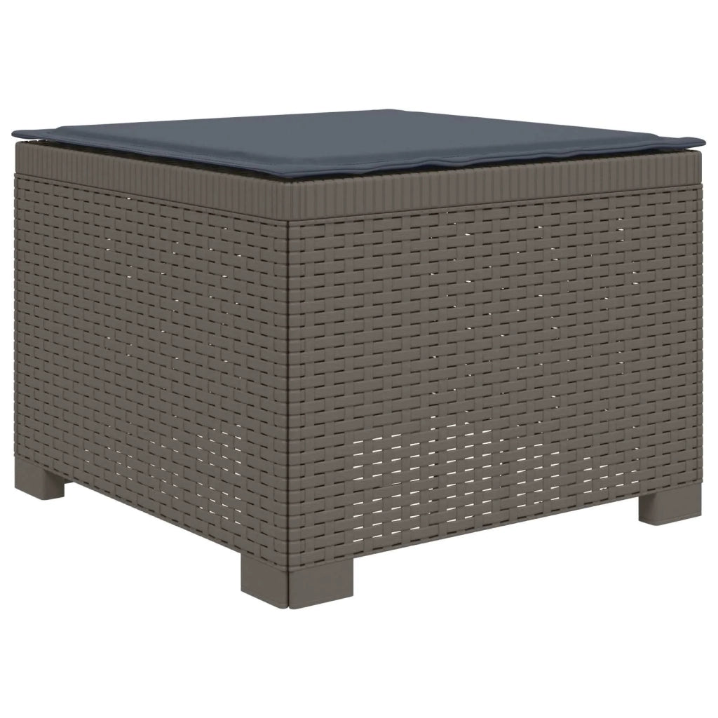 Divano da Giardino a 1 Posto con Cuscino Aspetto Rattan PP 8011775