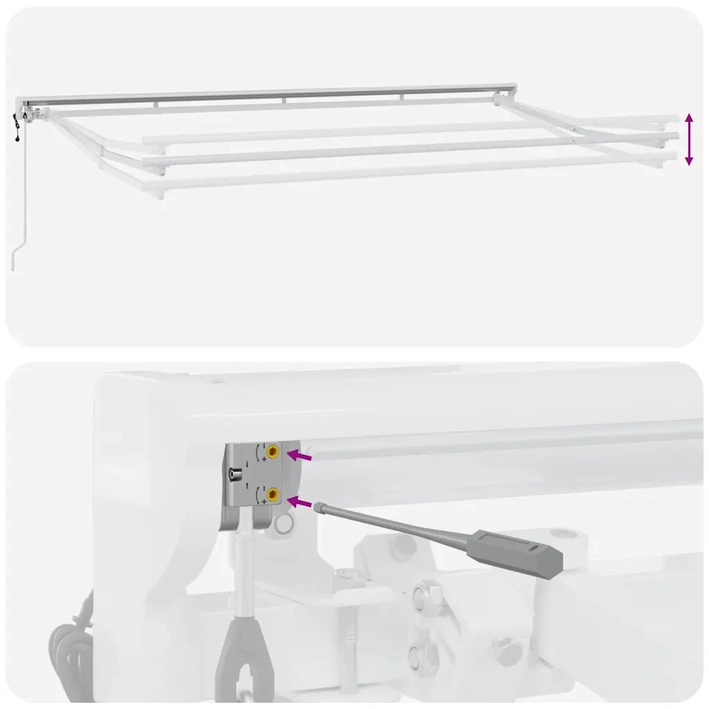 Struttura della tenda Multicolore 400 x 200 cm 3329830