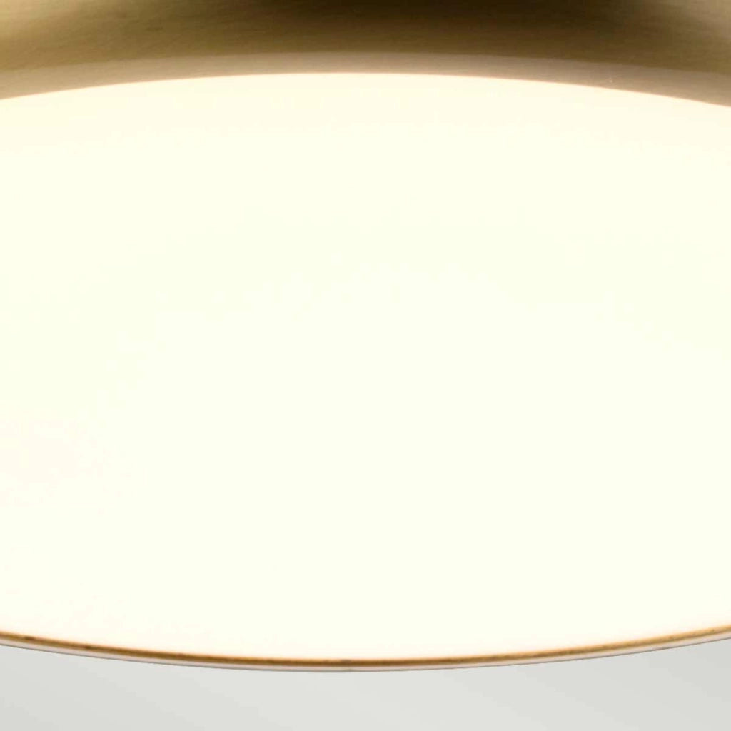 Plafoniera bagno Welland Elstead tonda 24,5cm LED 12W ottone