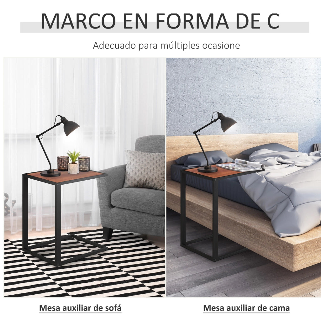 Tavolino da caffe' ¨C Zephmum ¨C MDF 40.6x50.8x64.2 cm noce