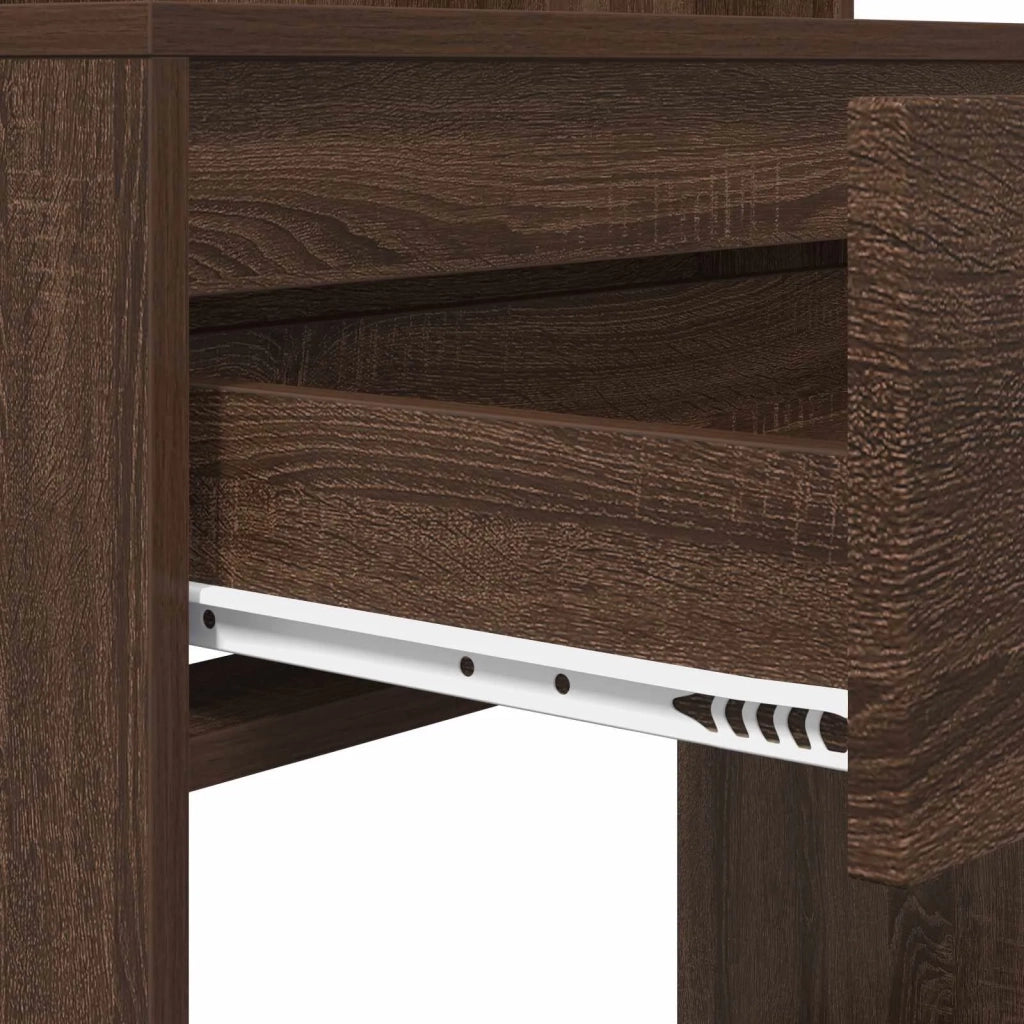 Tavoli da Trucco per Camera da Letto Rovere Marrone 888974
