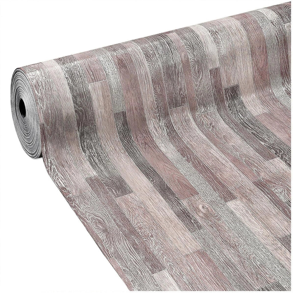 Pavimento Pvc Rivestimento Rotolo Vinile 100x50 cm Design Legno Parquet Shabby Chic Dis_A