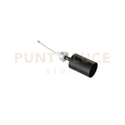 INCASSO VULKAN NERO 1 LUCE ATTACCO GU10 5,3X8X14,5CM IN GESSO VERNICIABILE