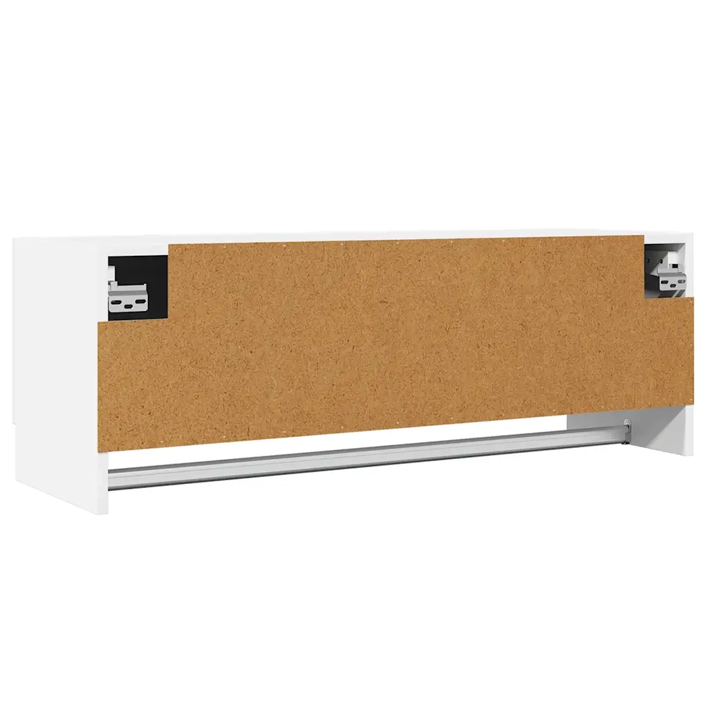 Armadio Bianco 100x32,5x35 cm in Legno Multistrato CFW6552394