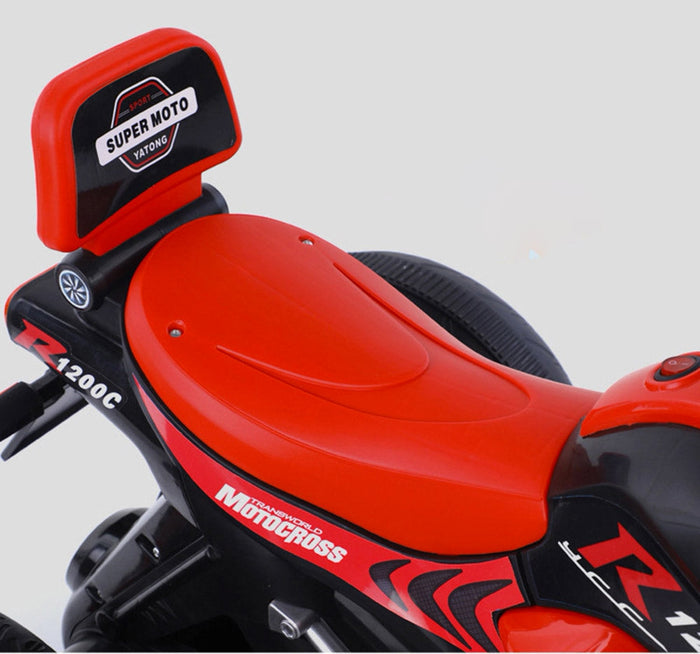 Moto Elettrica per Bambini 12V Kidfun Melbourne Bianca