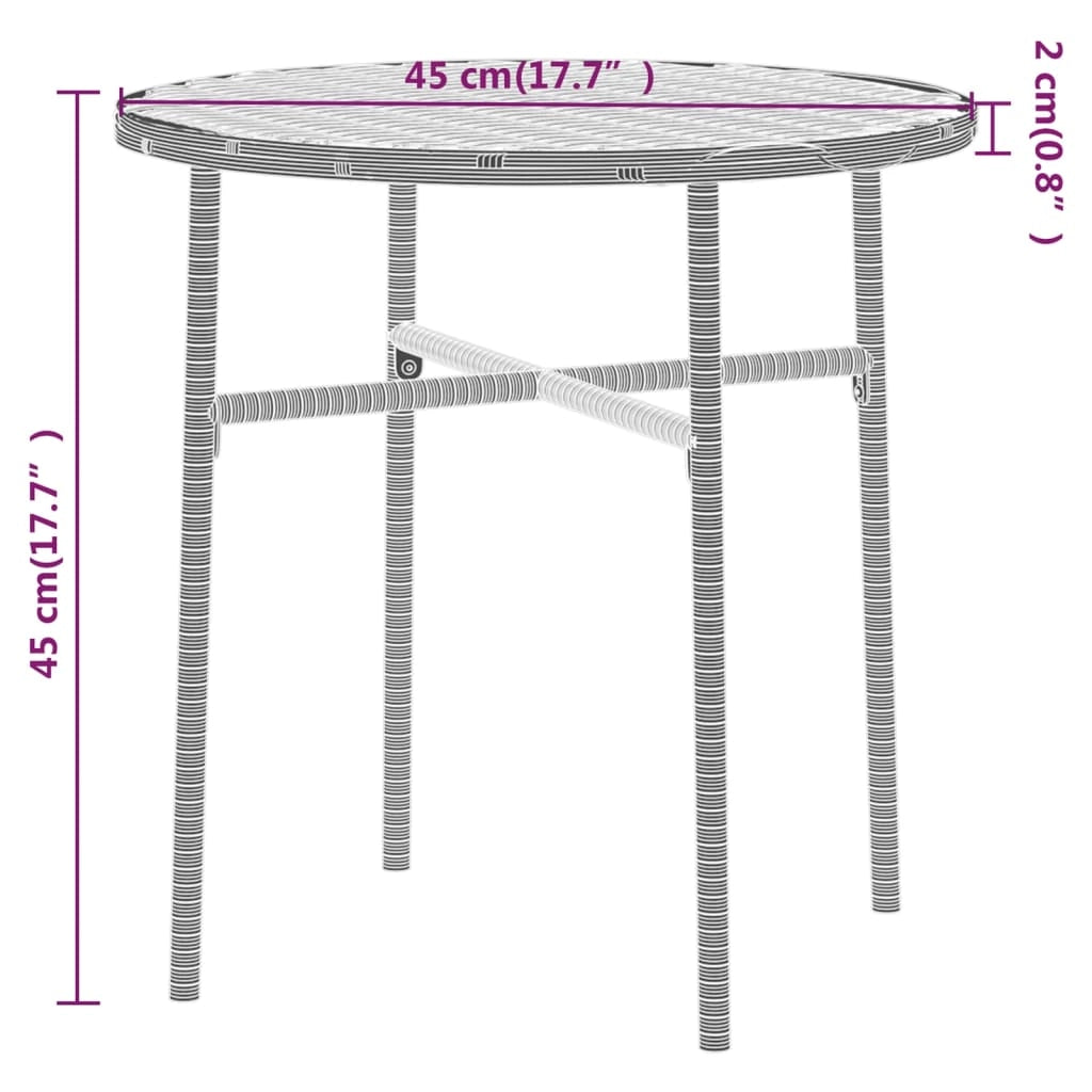 Set da pranzo/mobili da giardino in resina nera 3 pezzi 02_0014754