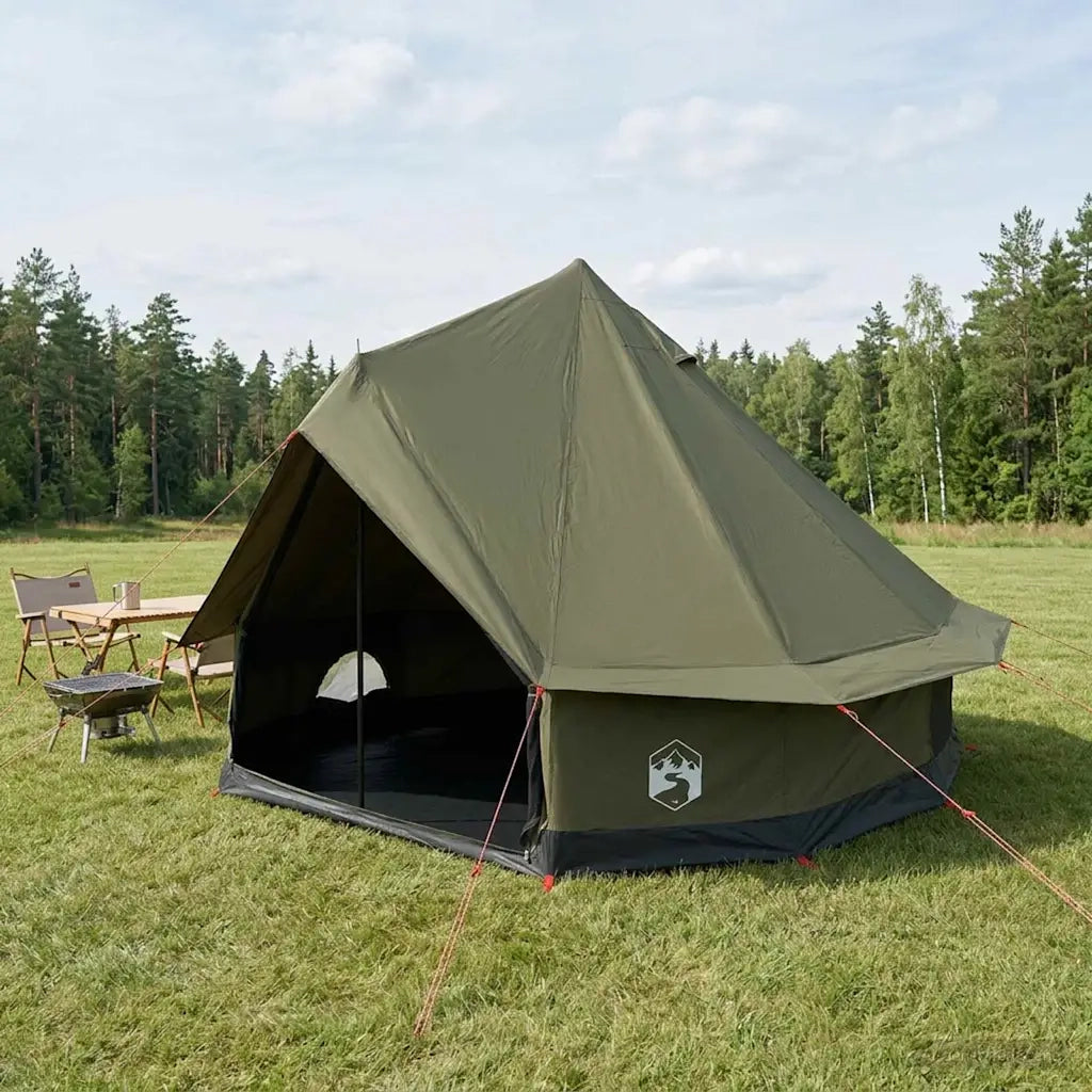 Tenda Familiare Verde militare 6 persone Policotone