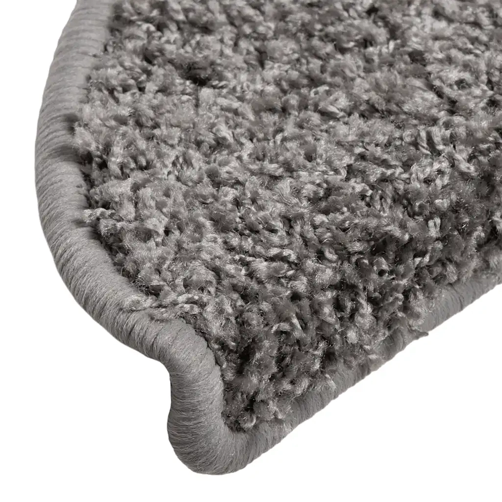 Tappetini per Scale 30 pz Grigi 56x17x3 cm