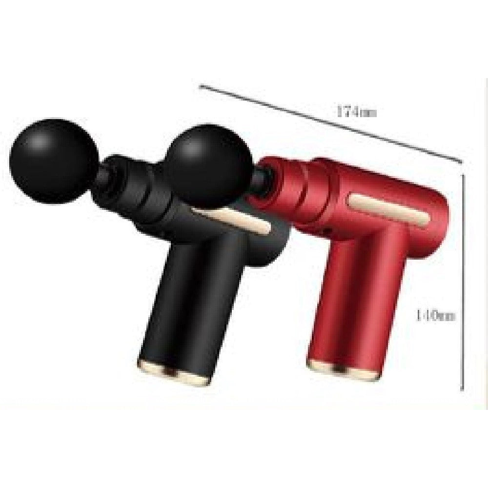 Trade Shop - Pistola Fasciale Per Massaggio A Vibrazione Batteria Testina Massaggiante Tx-8400 -