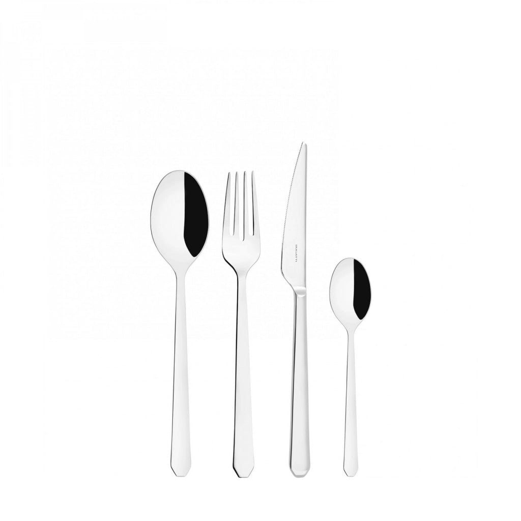 OTTAGONALE, Posate Set 24 Pz, Scatola Finestra, Casa Bugatti