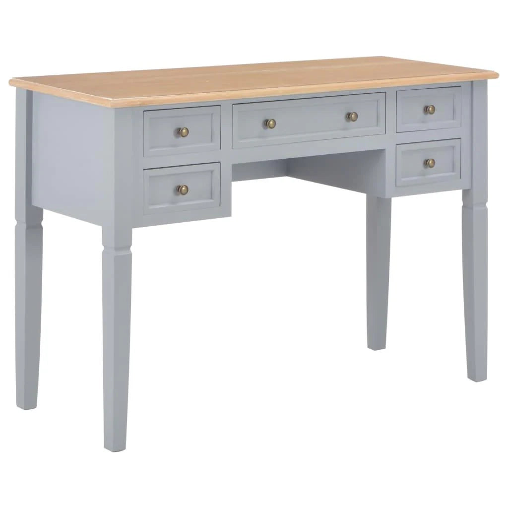 Scrivania/tavolo da lavoro per computer grigio 109,5 cm legno 0502121