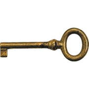 CHIAVE PER MOBILI '33728' 29x77 mm - Ottone antico - METAL GROUP