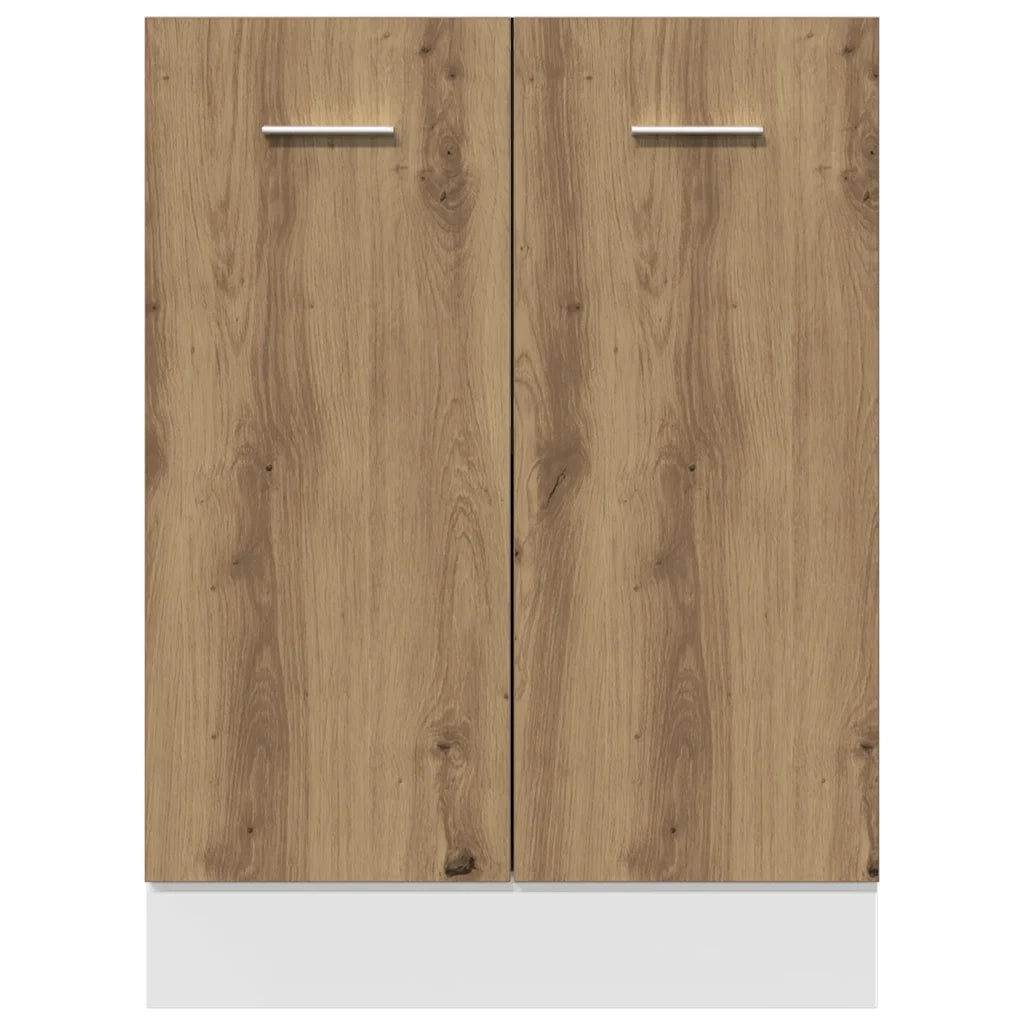 vidaXL Armadio Inferiore “Lyon” Rovere Artigianale 60x46x81,5 cm