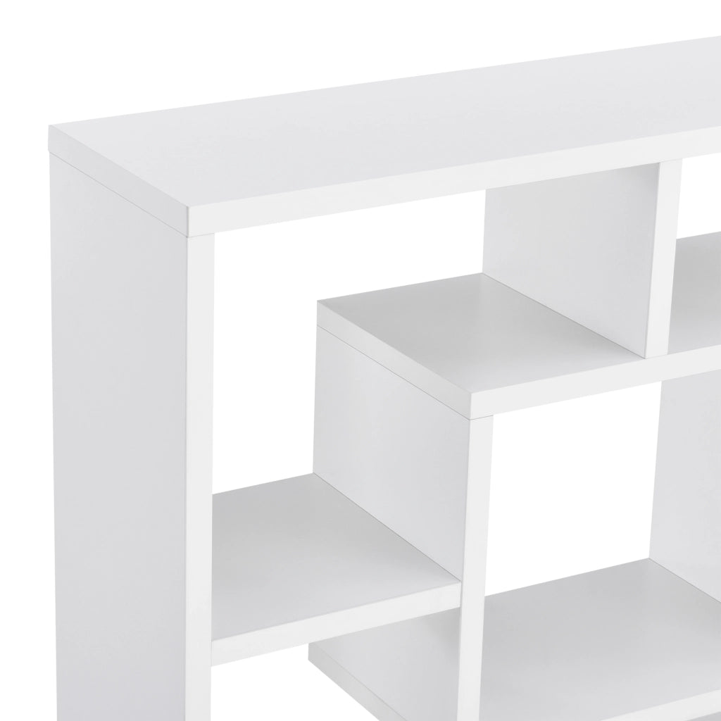 Mensola da Parete Saputit a 8 Scomparti Aperti 85 x 16 x 48 cm - Bianco [en.casa]