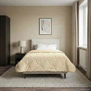 Duvet Estivo Crema 140 x 220 cm Microfibra e Fleece Teddy