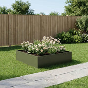 Vaso da giardino Verde Oliva 80 x 80 x 30 cm 8005070