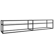 Mobile TV | Armadietto TV | Mobile Porta TV Trasparente 220x40x40,5 cm in Vetro Temperato