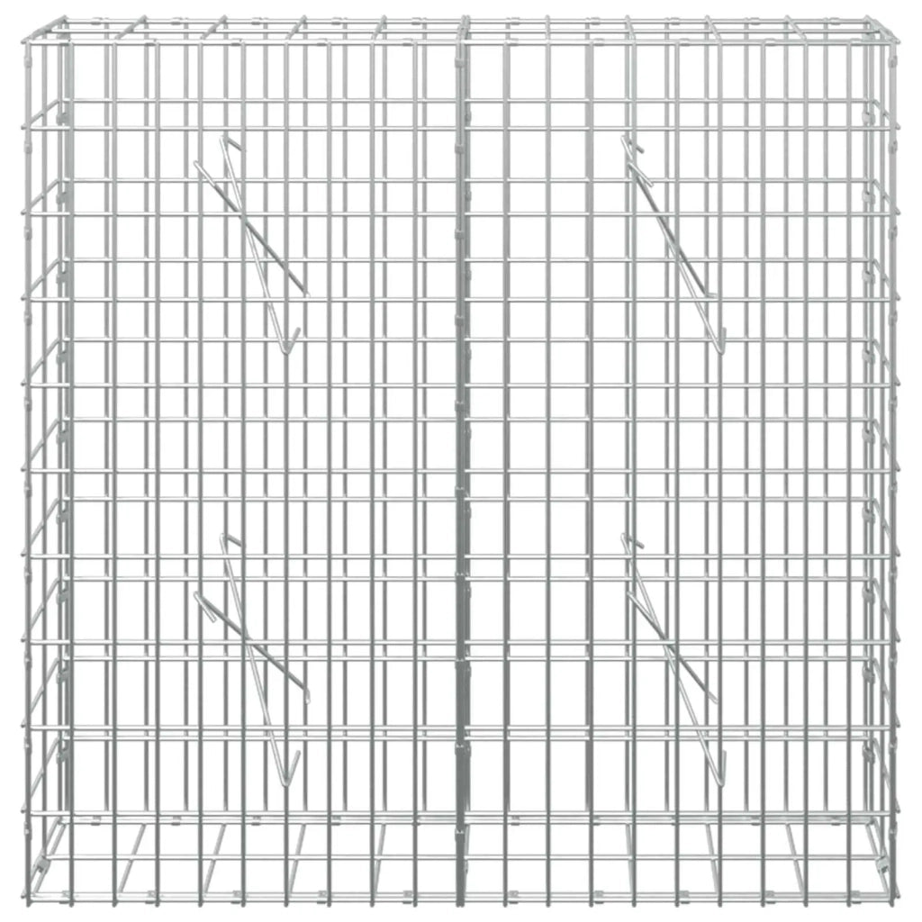 Gabione con Filo da 5 mm e Rete da 5x10 cm 100x10x100 cm 3464444