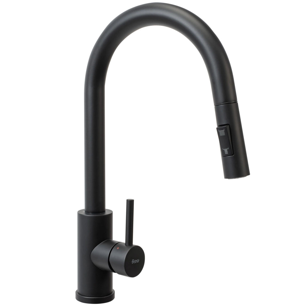 Rubinetto Da Cucina Rea Fresh Black Mat