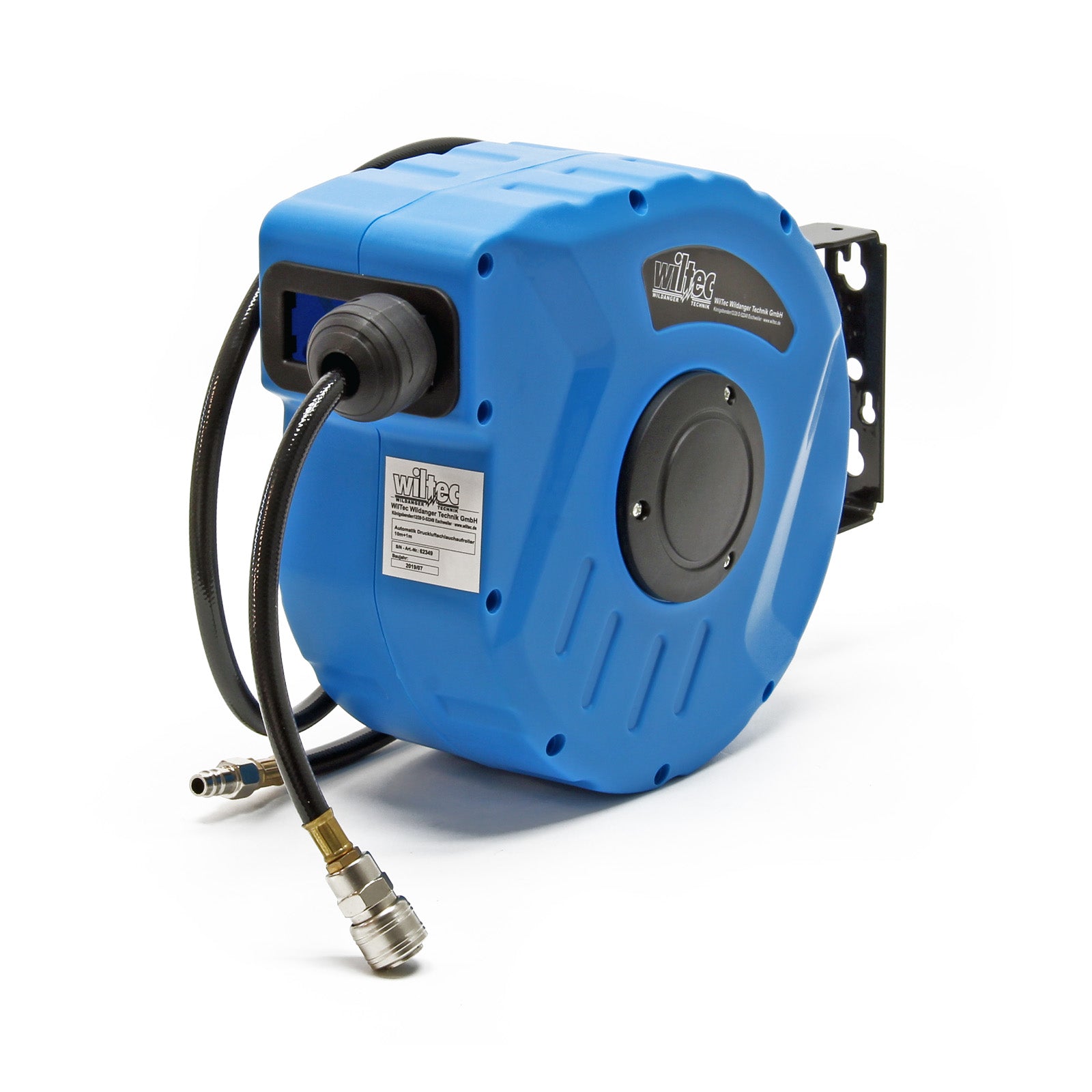 Avvolgitubo automatico 10m + 1m Avvolgitore tubo aria compressa a parete girevole a 180°