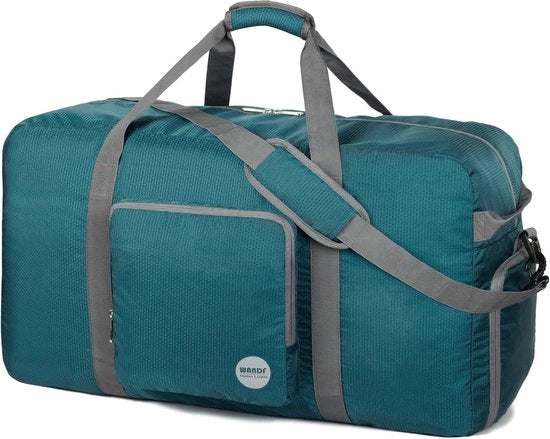 Borse da viaggio pieghevoli, borse sportive leggere con cinghie da trasporto in un bel vuoto, per stimolazione, sport, palestra, vacanza, disponibili in 10 piccole, grandi.