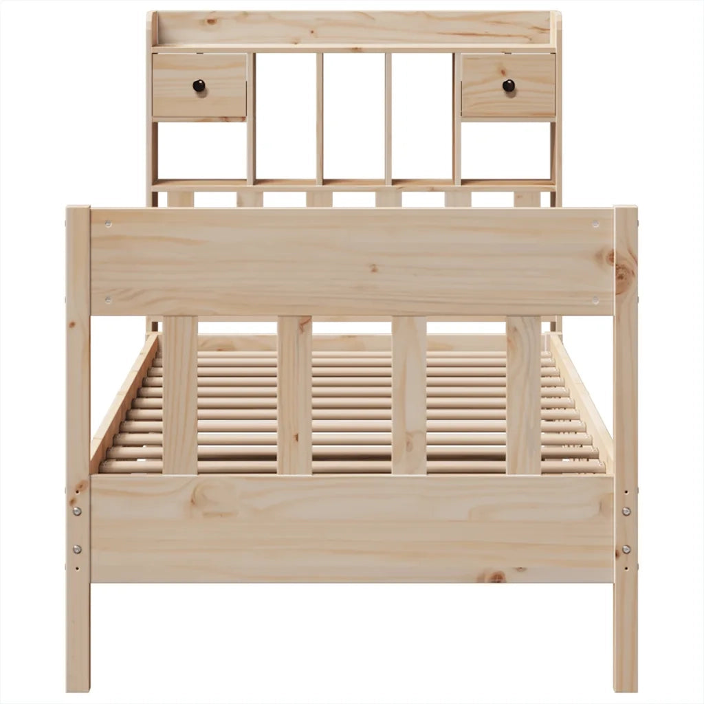 Giroletto senza Materasso 75x190 cm in Legno Massello di Pino 3323284