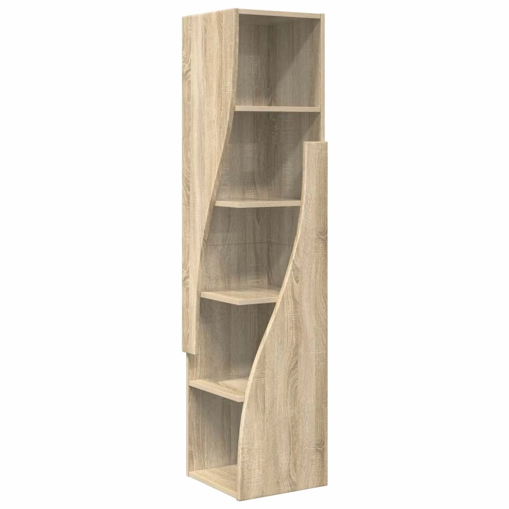 Mobile angolare 32x32x140cm Legno ingegnerizzato Rovere Sonoma 889877