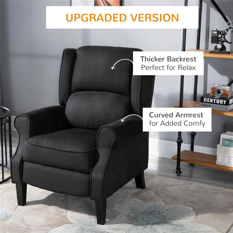 POLTRONA RELAX MASSAGGIANTE RECLINABILE CON TELECOMANDO 78X83X101 CM NERO