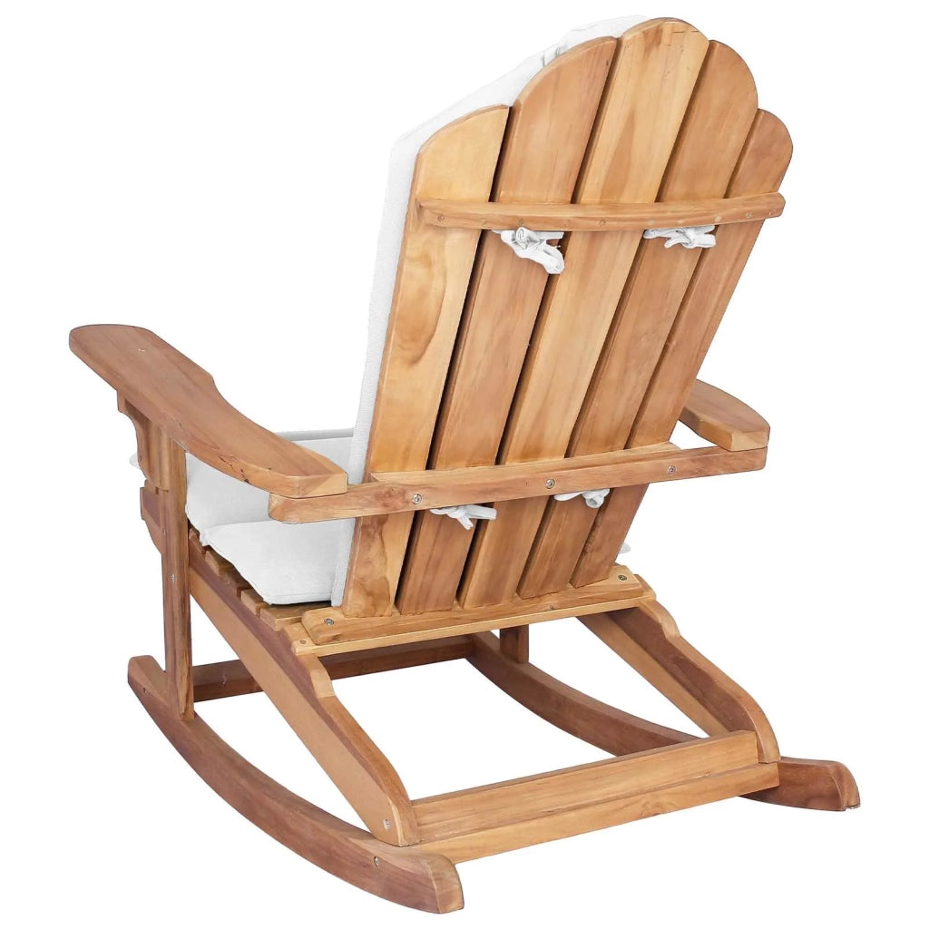 Sedia a dondolo Adirondack da giardino Naturale 100% Poliestere 42041359