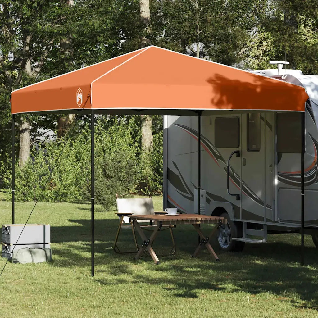 vidaXL Tenda Aggiuntiva Pop-Up Arancione 250 x 250 cm Tessuto