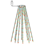 Rete di Luce per Albero di Natale 400 LED Multicolori 400 cm CFW5246290