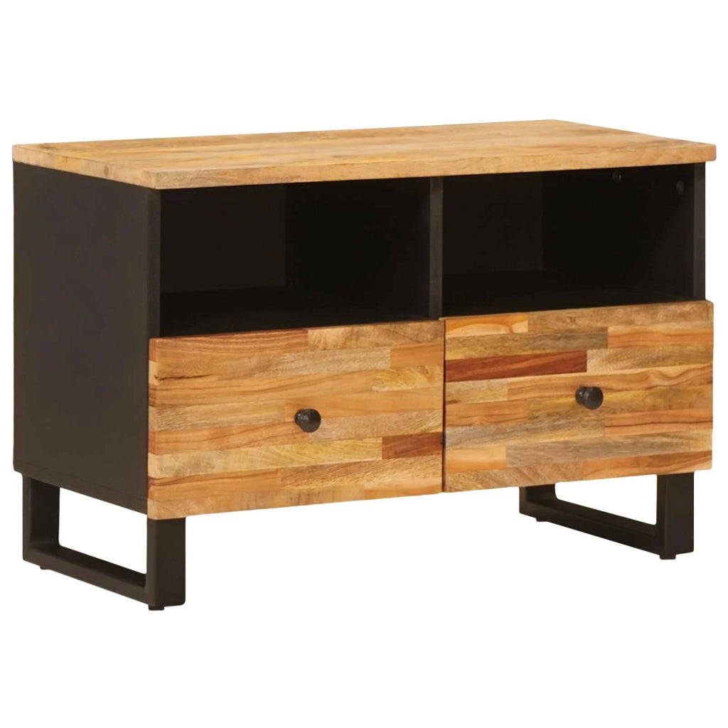 Mobile TV Marrone 70 x 33 x 46 cm Legno di mango massello 4018297