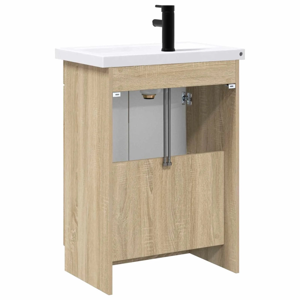 Set di mobili per il bagno Rovere Sonoma 78,5 x 37,5 x 81 cm 3404156