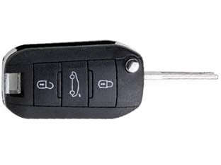 RADIOCOMANDO AUTO CON TRANSPONDER HU83R21 PSA CITROEN, PEUGEOT  HU83R21  3 bottoni    SILCA