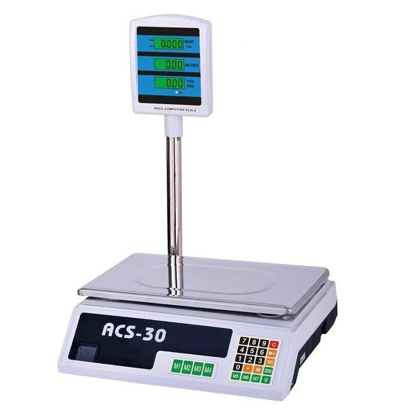 BILANCIA ELETTRONICA DA BANCO PORTATA 40KG BILANCE PROFESSIONALE COMMERCIALE