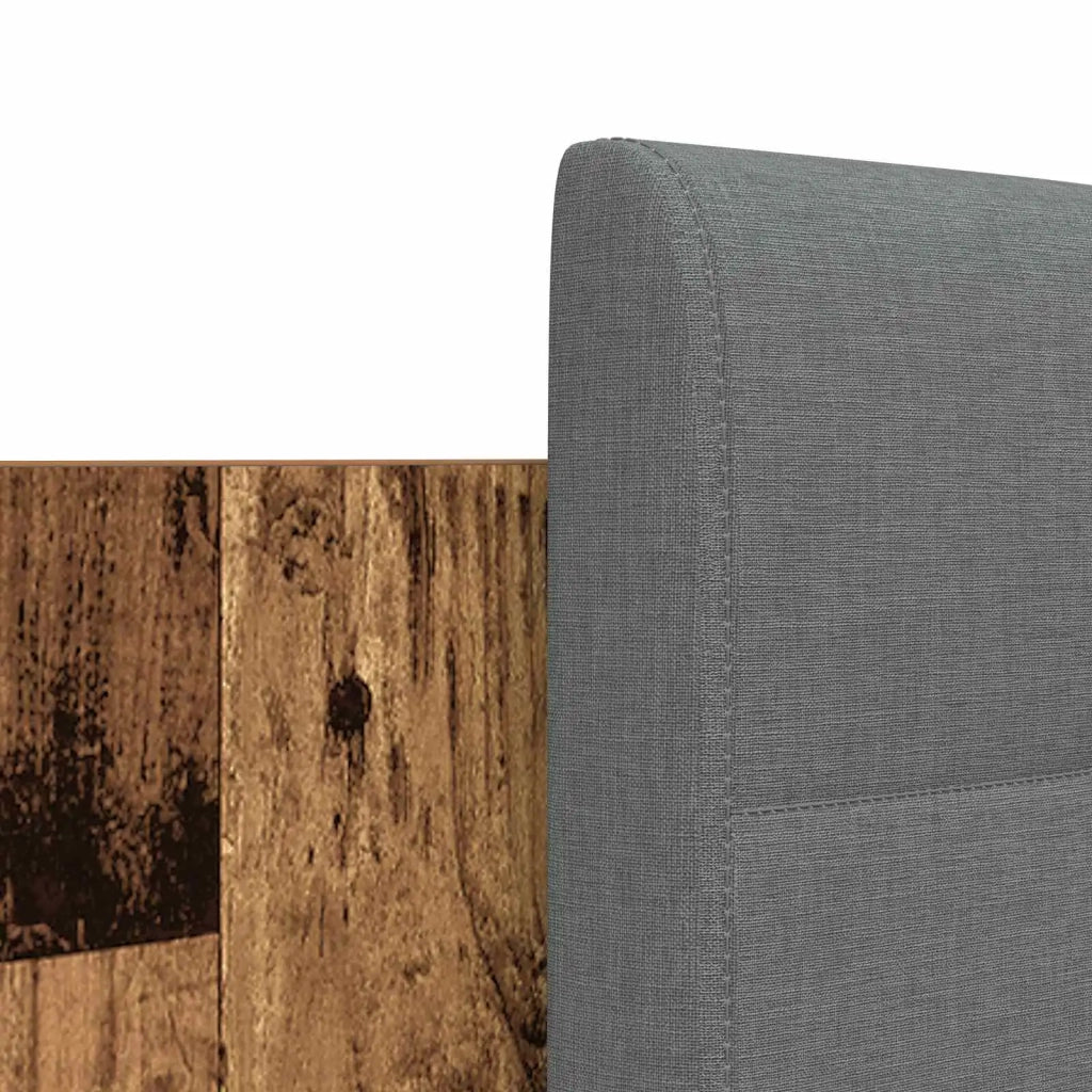 Struttura letto con testata Legno vecchio 200 x 200 cm