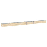Letto rialzato da giardino Avorio 480 x 40 x 24 cm 8006370