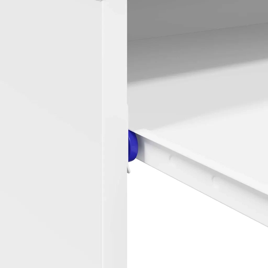 Scrivania | Tavolo da Ufficio Bianco 77.5 x 43 x 79 cm Legno multistrato
