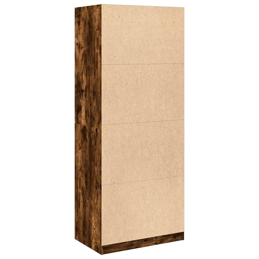 Armadio Rovere Fumo 80x50x200 cm in Legno Multistrato CFW3579446