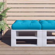 vidaXL Cuscino per Pallet Blu 60x60x12 cm in Tessuto